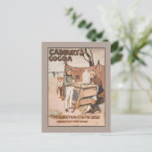 Carte Postale Annonce de cacao de Cadbury vintage (Debout devant)