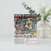 Carte Postale Annonce de commande par courrier de monstres vinta (Debout devant)