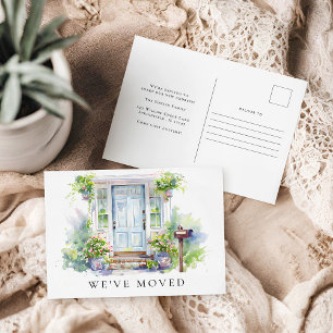 Carte Postale Annonce de déménagement dans une nouvelle maison C