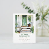 Carte Postale Annonce de déménagement de ferme Changement d'adre (Debout devant)