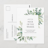 Carte Postale Annonce de déménagement de Neck of the Woods Green (Devant / Derrière)