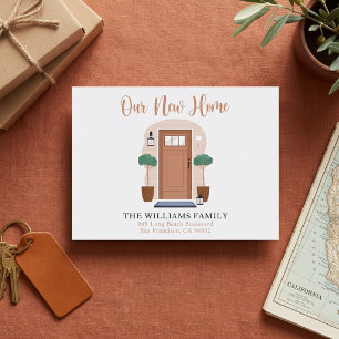 Carte Postale Annonce de déménagement de notre nouvelle maison a