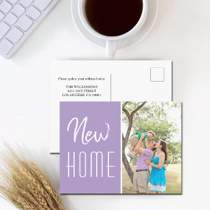 Carte Postale Annonce de déménagement Famille Nouvelle Maison Ph
