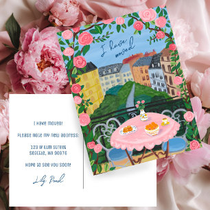 Carte Postale ANNONCE DE DÉMÉNAGEMENT Nouvelle adresse Détail du