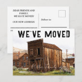 Carte Postale Annonce de déménagement Nouvelle adresse Nous avon (Devant / Derrière)