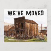 Carte Postale Annonce de déménagement Nouvelle adresse Nous avon (Devant)