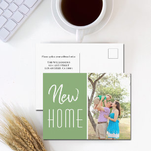 Carte Postale Annonce de déménagement photo de nouvelle maison v