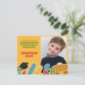 Carte Postale Annonce de fin de maternelle mignonne (Debout devant)