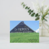 Carte Postale Annonce de grange sur la plaine occidentale (Debout devant)