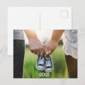 Carte Postale Annonce de grossesse en 2021 (Devant / Derrière)