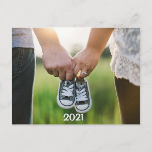 Carte Postale Annonce de grossesse en 2021
