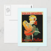 Carte Postale Annonce de Jules Chéret, 1893 (Devant / Derrière)