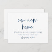 Carte Postale Annonce de nouvelle adresse de maison de rêve, Mod (Devant / Derrière)