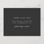 Carte Postale Annonce de nouvelle adresse pour le premier appart (Dos)