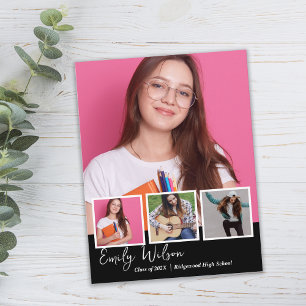 Carte Postale Annonce de photo de fin d'études de la promotion 2
