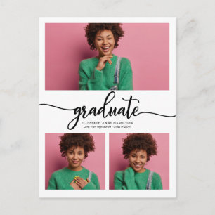 Carte Postale Annonce de remise de diplôme de lycée 3 Photo