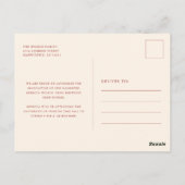 Carte Postale Annonce de remise de diplôme de lycée Retro Script (Dos)