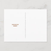 Carte Postale Annonce de remise de diplôme moderne avec 4 photos (Dos)