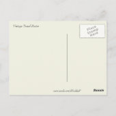 Carte Postale Annonce de voyage de Cannes vintage (Dos)