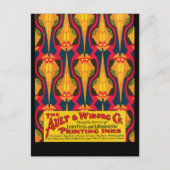 Carte Postale Annonce d'encre d'impression vintage (Devant)