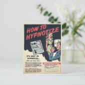Carte Postale Annonce d'hypnotisation vintage (Debout devant)