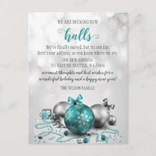Carte Postale Annonce festive de déménagement pour les nouvelles