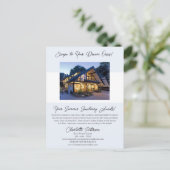 Carte Postale Annonce immobilière d'été ou promotion (Debout devant)