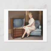 Carte Postale Annonce télévisée rétro Vintage (Devant)