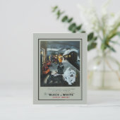 Carte postale Annonce vacances vintage (Debout devant)