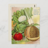 Carte Postale Annonce vintage de semences (Devant / Derrière)