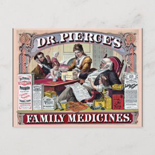 Carte Postale Annonce vintage en médecine familiale