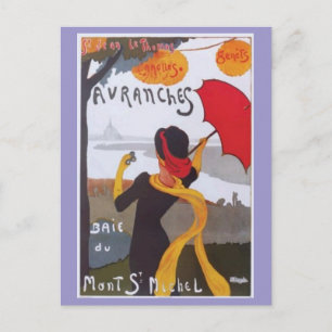 Carte Postale Annonce vintage Voyage Français 1910