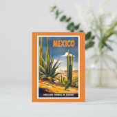 Carte Postale Annonce voyage vintage Mexique (Debout devant)