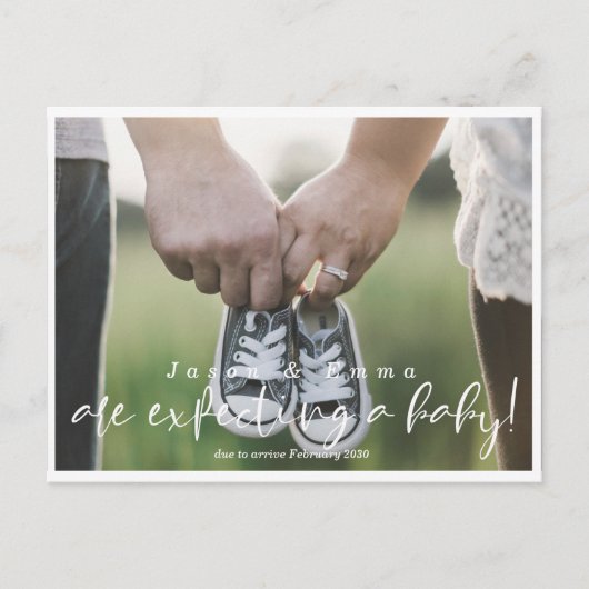 Carte postale Annonces de grossesse moderne (Devant)