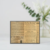 Carte Postale Annonces Médicales 1907 (Debout devant)