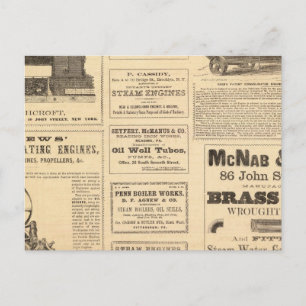 Carte Postale Annonces pétrolières à New York