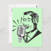 Carte Postale Annonceur radio (Devant / Derrière)