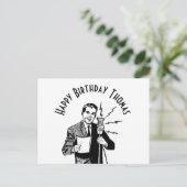 Carte Postale Annonceur Radio Anniversaire Vintage (Debout devant)