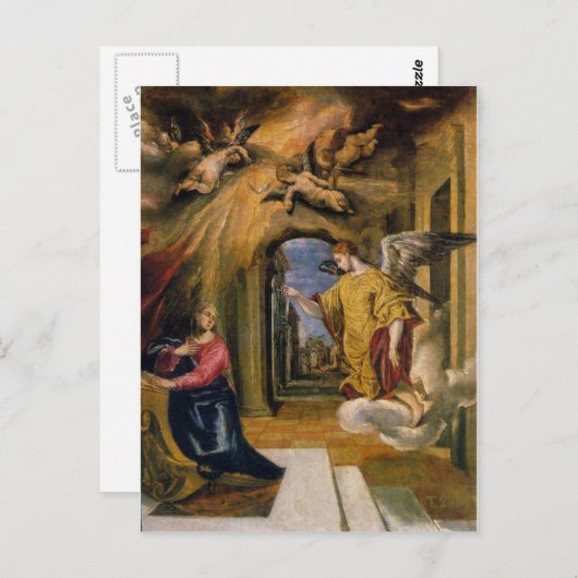 Carte Postale Annonciation (Devant / Derrière)