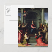 Carte Postale Annonciation avec les saints, 1515 (Devant / Derrière)