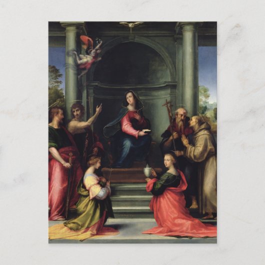 Carte Postale Annonciation avec les saints, 1515 (Devant)