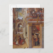 Carte Postale Annonciation avec saint Émidius, 1486 (Devant / Derrière)