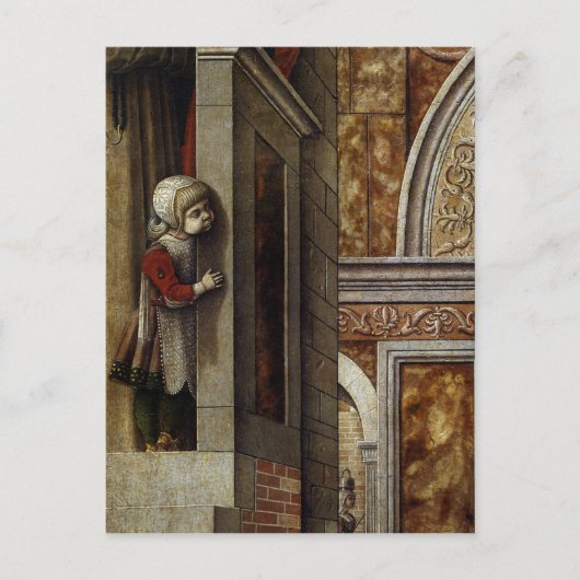 Carte Postale Annonciation avec saint Émidius, 1486 (Devant)
