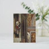 Carte Postale Annonciation avec saint Émidius, 1486 (Debout devant)
