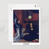 Carte Postale Annonciation De David Gerard (Devant / Derrière)