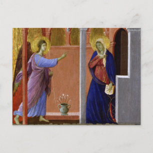 Carte Postale Annonciation de Duccio