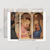 Carte Postale Annonciation De Fra Angelico (Devant / Derrière)