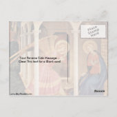 Carte Postale Annonciation De Fra Angelico (Dos)