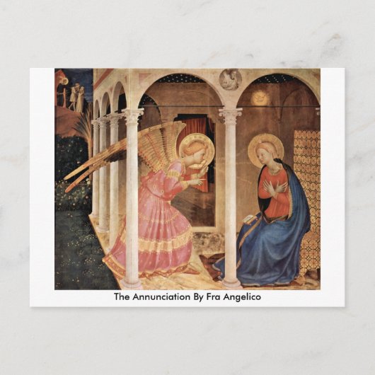 Carte Postale Annonciation De Fra Angelico (Devant)