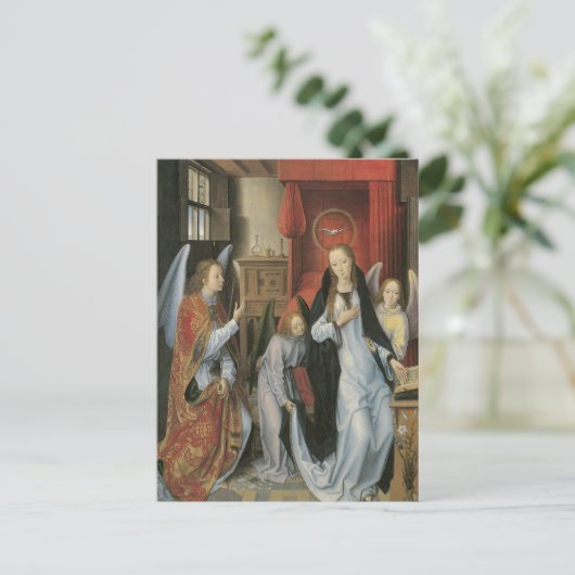 Carte Postale Annonciation de Hans Memling (Debout devant)